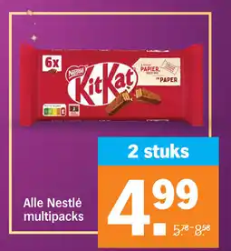Albert Heijn Alle Nestlé multipacks aanbieding
