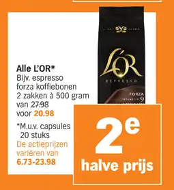 Albert Heijn Alle L'OR aanbieding