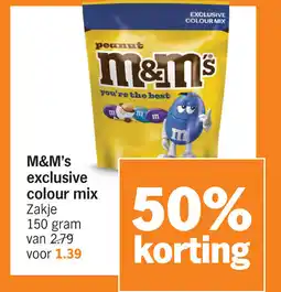 Albert Heijn M&M's exclusive colour mix aanbieding
