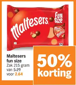 Albert Heijn Maltesers fun size aanbieding