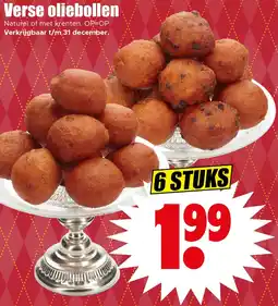 Dirk Verse oliebollen aanbieding