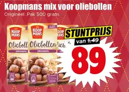 Dirk Koopmans mix voor oliebollen aanbieding