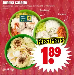 Dirk Johma salade aanbieding