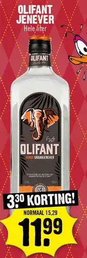 Dirk Olifant Jenever aanbieding