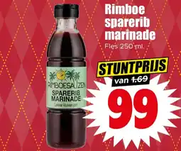 Dirk Rimboe sparerib marinade aanbieding