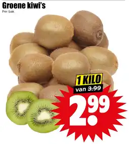 Dirk Groene kiwi's aanbieding