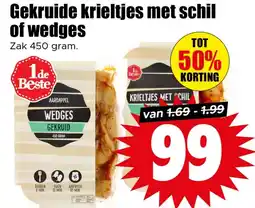 Dirk Gekruide krieltjes met schil of wedges aanbieding