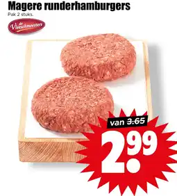 Dirk Magere runderhamburgers aanbieding