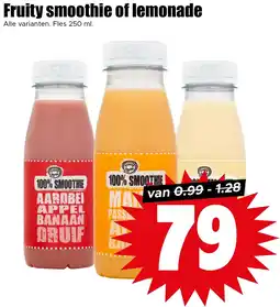 Dirk Fruity smoothie of lemonade aanbieding
