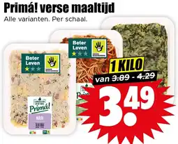 Dirk Primá! verse maaltijd aanbieding