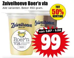 Dirk Zuivelhoeve Boer'n vla aanbieding