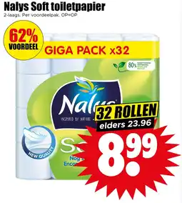 Dirk Nalys Soft toiletpapier aanbieding