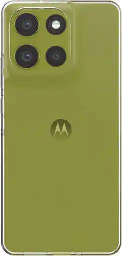 Coolblue Just in Case Soft Design Motorola Moto G86 Back Cover Transparant aanbieding