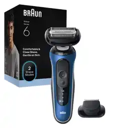 MediaMarkt Braun 62-b1200s Scheerapparaat Blauw aanbieding