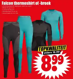 Dirk Falcon thermoshirt of -broek aanbieding
