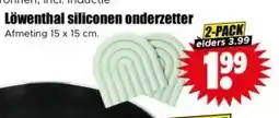 Dirk Löwenthal siliconen onderzetter aanbieding