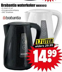 Dirk Brabantia waterkoker BBEK1013 aanbieding