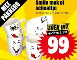 Dirk Smile mok of schaaltje aanbieding