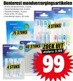 Dirk Denterest mondverzorgingsartikelen aanbieding