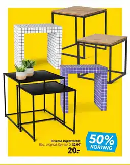 Xenos Diverse bijzettafels aanbieding