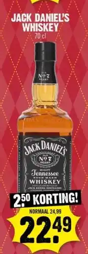 Dirk JACK DANIEL'S WHISKEY aanbieding