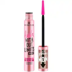 Kruidvat Essence Lash Without Limit 02 Brown Extreme Lengthening & Volume Mascara aanbieding