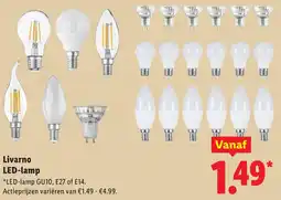 Lidl Livarno LED-lamp aanbieding