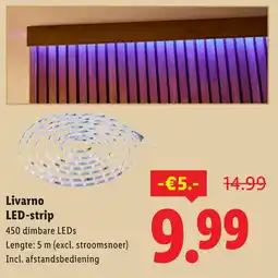 Lidl Livarno LED-strip aanbieding