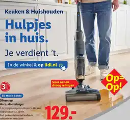 Lidl Silvercrest Accu-vloerreiniger aanbieding