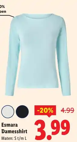 Lidl Esmara Damesshirt aanbieding