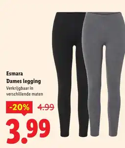 Lidl Esmara Dames legging aanbieding