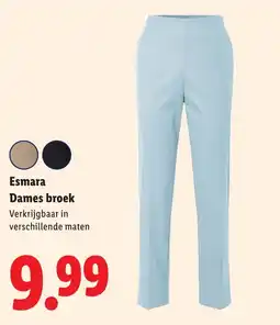 Lidl Esmara Dames broek aanbieding