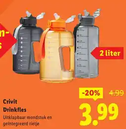 Lidl Crivit Drinkfles aanbieding