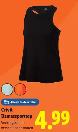 Lidl Crivit Damessporttop aanbieding
