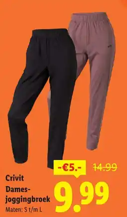 Lidl Crivit Dames-joggingbroek aanbieding
