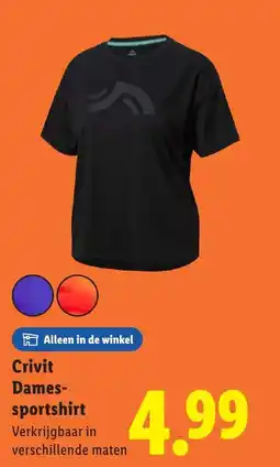 Lidl Crivit Dames-sportshirt aanbieding