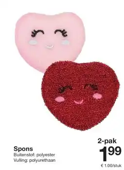 Zeeman Spons aanbieding