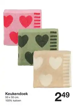 Zeeman Keukendoek aanbieding