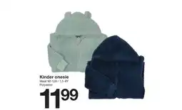 Zeeman Kinder onesie Maat aanbieding