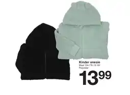 Zeeman Kinder onesie aanbieding
