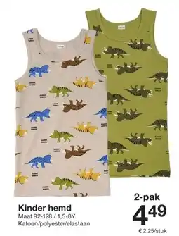 Zeeman Kinder hemd aanbieding