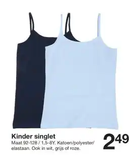 Zeeman Kinder singlet aanbieding