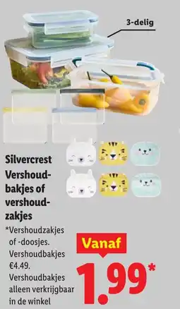 Lidl Silvercrest Vershoudbakjes of vershoudbakjes aanbieding