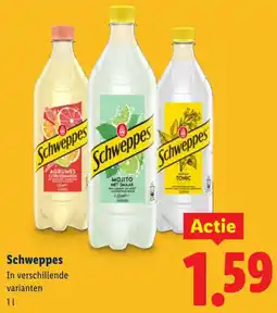 Lidl Schweppes aanbieding
