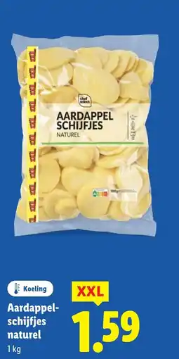 Lidl Aardappel-schijfjes naturel aanbieding