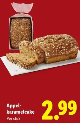 Lidl Appel-karamel cake aanbieding