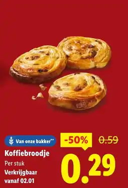 Lidl Koffiebroodje aanbieding
