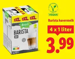 Lidl Barista havermelk aanbieding