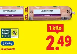 Lidl Leverworst aanbieding