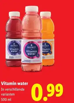Lidl Vitamin water aanbieding